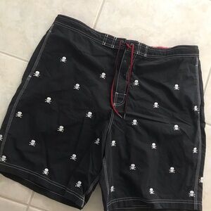 Cremieux Skull Board Shorts  size XXL New